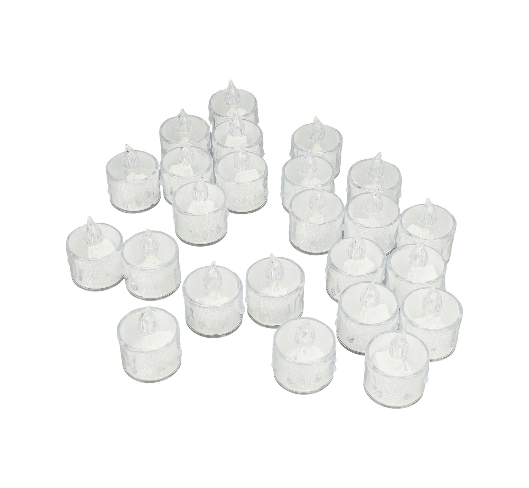 Wezone 24 Adet Şarjlı Kumandalı Led Simülasyon Alevi Mumlar, Bar Restoran Dekorasyonu, 20.000 Saat Ömür, Abs Malzeme, Pil Yok Diğer