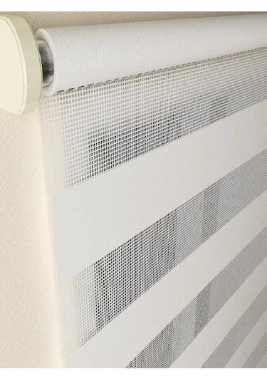 Networkavm Beyaz Stor Zebra Perde Ok-v1 Beyaz