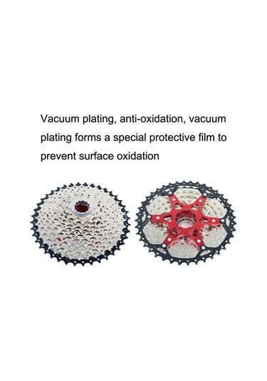 Ebitda Vg Sports Split Dağ Bisikleti Kaset Volan, 10 Hız 50t Gümüş, Alüminyum Alaşım, Hafif Ve Dayanıklı Çok Renkli