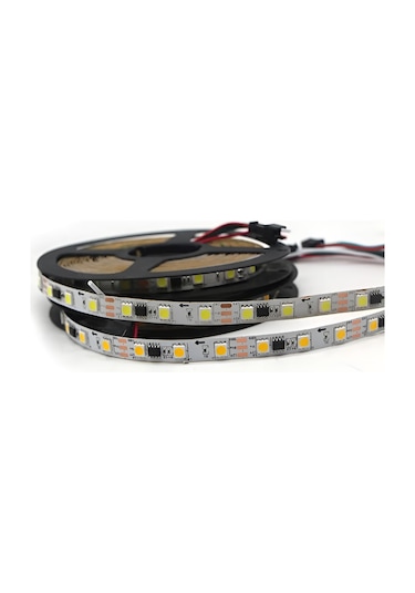 Amber Sarı Pixel Şerit Led Ws2811 12 Volt Ip20 5m