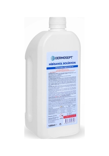 Dermosept Hibisanol Solüsyon Klorheksidin Chlorhexidine %4 1 Lt - 10 Adet