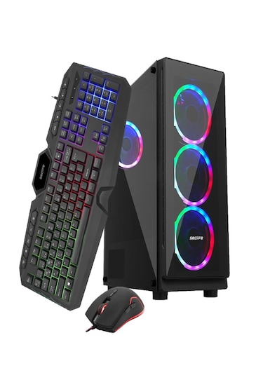 Seclife GM-2715 i7-12700F 32 GB 1 TB NVME 8 GB RX580 23.8" Dos Masaüstü Bilgisayar