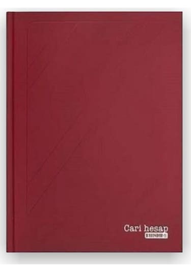 Bayındır Cari Hesap Defteri 12 x 17 CM 240 Yaprak 1 Adet