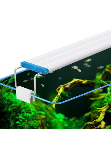 Youmex Akvaryum Led Işığı M 28cm: Mavi-beyaz Işık, Su Bitkileri Ve Balık Üreme İçin Genişletilebilir, Güvenli 5730 Led Avrupa Standartı