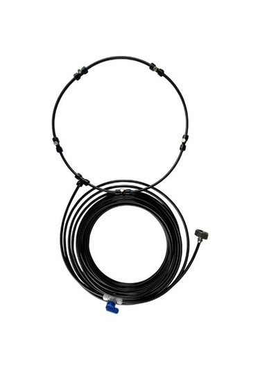 Açık Hava Sisleme Fanı Kiti Fan Sprey Halkası Sprey Borusu Sisleme Fanı Soğutucu Su Soğutmalı Patio Abd Standart Arayüzü 7256 Renkli