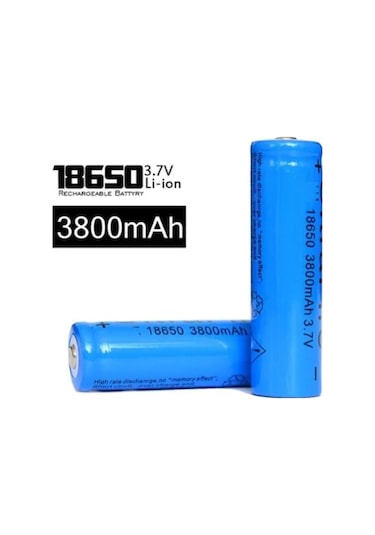 Jyd 3800 mAh 3.7 V 18650 Li-Ion Dürbün Fener Şarj Edilebilir Pil