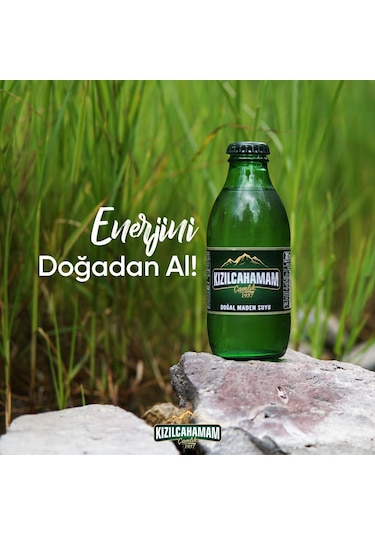 Kızılcahamam Çamlık Doğal Maden Suyu Sade 200 Ml X 24 Adet