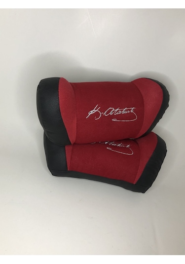 Atatürk İmza Oto İkili Boyun Yastığı