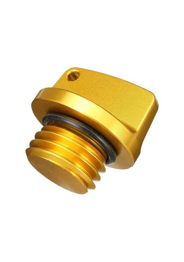 Jzcat Motosiklet Yağ Kapağı Vidalı Sarı