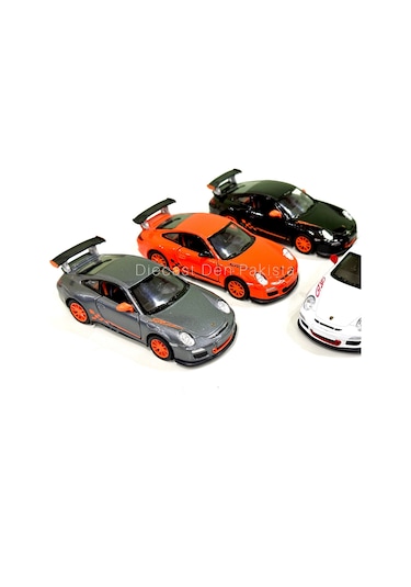 Kinsmart'tan Porsche 911 Gt3 Rs 1:36 Ölçekli Pres Döküm Araba