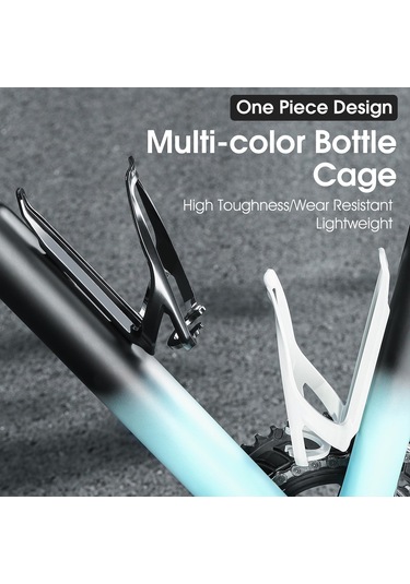 Açık Mavi Bisiklet Su Şişesi Tutucu Yol Bisikleti Hafif İçme Şişesi Kafesi Bisiklet Bardak Tutucu Bardak Braketi Açık Mavi