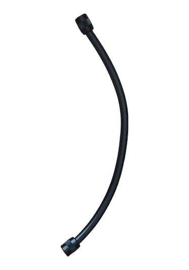 Rudi Armatür Pvc 48 Cm Kısa Duş Hortumu Siyah Gri