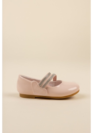 Gimer - Çatal Baretli Pudra Kız Çocuk Ayakkabı - Eyl1406G Pudra