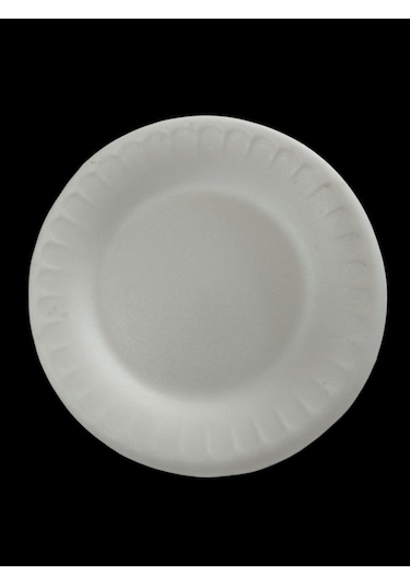 Küçük Boy Kullan-at Köpük Tabak 17 Cm X 25 Adet