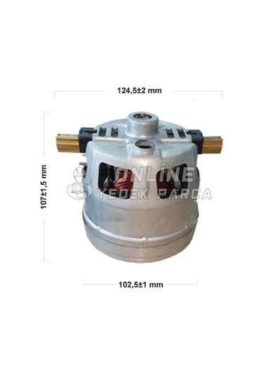 Bosch Uyumlu Süpürge Motoru 1600W (Bakır Sargılı)