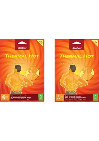Stop Ever Thermal Hot Termal Terapi 2X2=4 Adet 2'Li Set