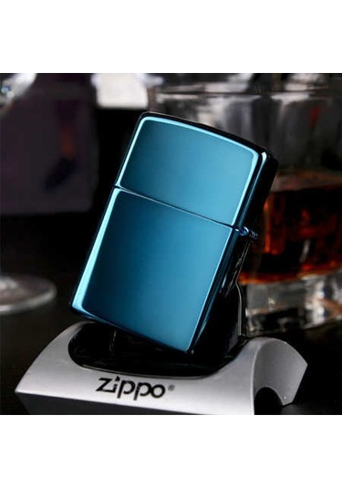 Zippo Çakmak Zippo Çakmak Parlak Sapphire 20446