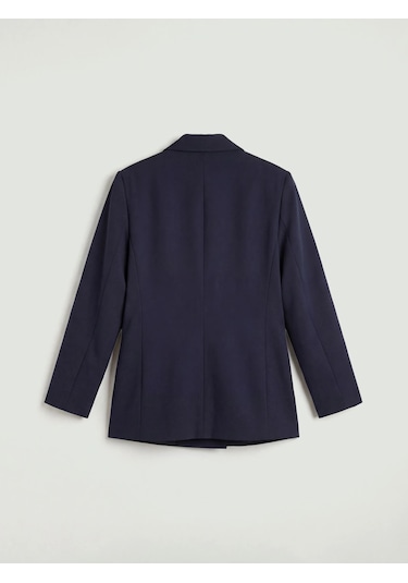 Lc Waikiki Lacivert Kruvaze Yaka Kadın Blazer Ceket