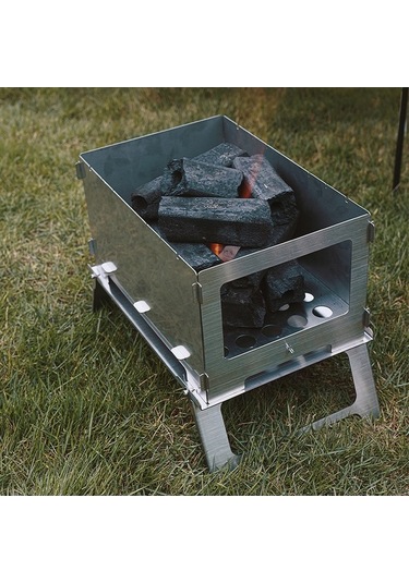 Tongxida Çift Katlı Paslanmaz Çadır Mangal, Kolay Kurulum, Taşınabilir, 3-5 Kişilik, Kauçuk Tabanlı, Isı Dayanıklı Çok Renkli Çok Renkli