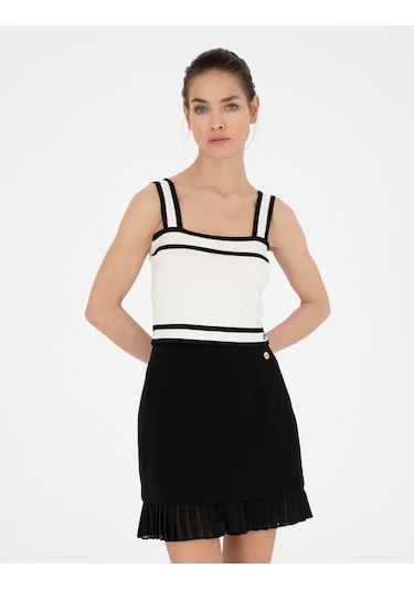 Pierre Cardin Kadın Beyaz Kazak /triko 50284233-vr013 Beyaz
