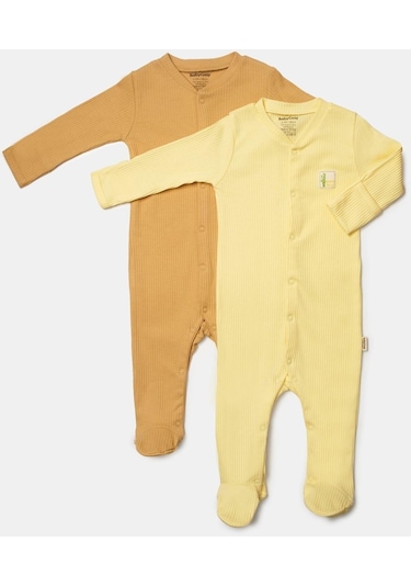 BabyCosy Organik 2 Li Patikli Tulum Csyb9034 001