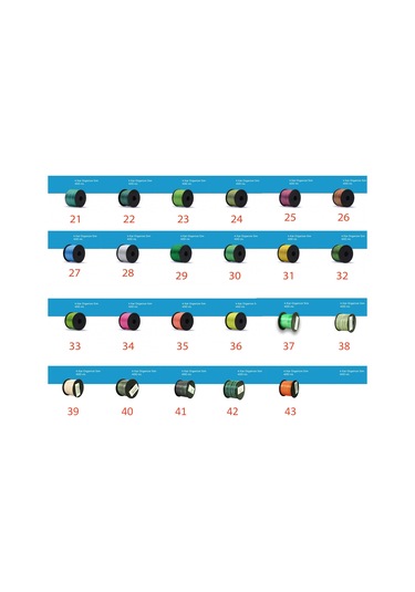 Sim Organze Makarada 4kat Kombin 400mt No 36