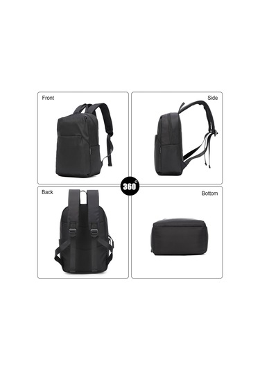 Sırt Çantası Erkek Okul Sırt Çantası Erkek Çocuk Ultra Hafif Siyah