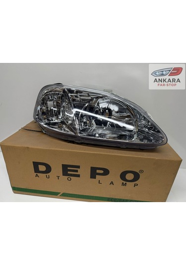 Honda Civic İes Makyajlı Kasa Hatchback 1999-2001 Far Lambası Sağ Makyajlı Kasa-sağ Far-depo Marka