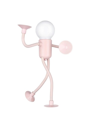 Kalıplanabilir Komik Sporcu Gece Lambası, Kendin Yap Şekilli Gece Lambası, Vantuzlu Bükülebilir Masa Lambası Dekompresyon Dekorasyonları Çok Renkli