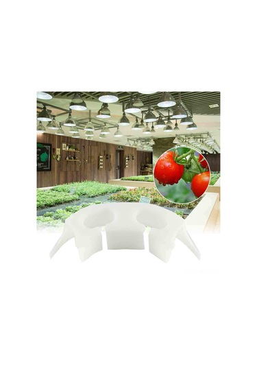 Xiyyadms 100 Adet Domates Dalı Sabitleyici Klip - Dayanıklı Plastik, Meyve Sapını Kırılmadan Korur, Kullanıması Kolay