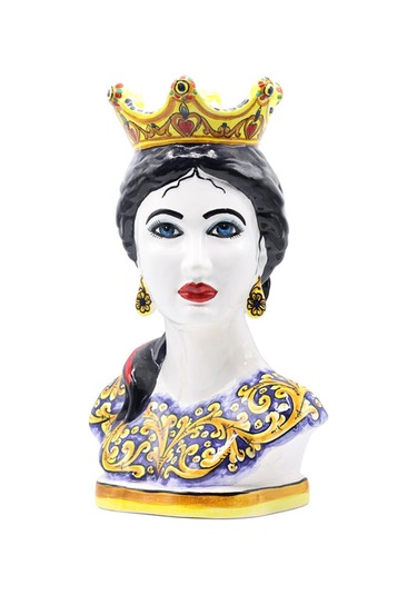 Moor Dekoratif Kraliçe Büst Heykel