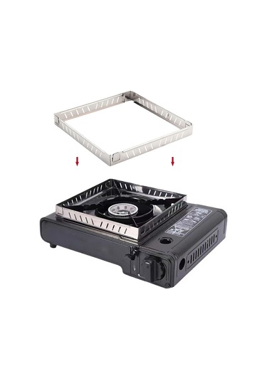 Cbtx Outdoor Gaz Sobası Ön Cam Rüzgar Geçirmez Enerji Tasarrufu Anti-pas Yüksek Mukavemetli Paslanmaz Çelik Kamp Brülör Ön Cam Açık İçin Çok Renkli