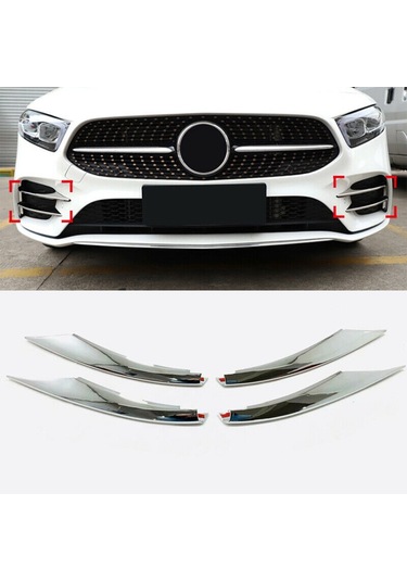 Mercedes W177 Ön Tampon Bıçak Çıtası Kromu 2019 Sonrası