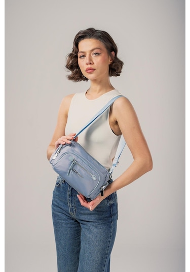 Ççs Kadın 17891 Omuz Çantası Mavi