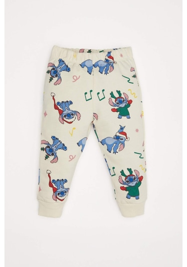 DeFacto Kız Bebek 2'li Takım Disney Lilo & Stitch Bisiklet Yaka Sweatshirt Beli Lastikli Eşofman Altı D6704A524WNBG744 Bej DeFacto Kız Bebek 2'li Takım Disney Lilo & Stitch Bisiklet Yaka Sweatshirt Beli Lastikli Eşofman Altı D6704A524WNBG744 Bej