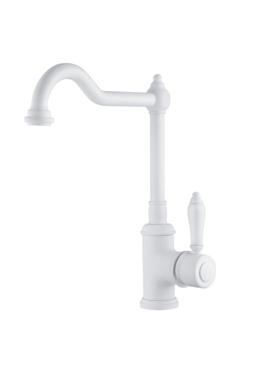 Beyaz Rustik Eviye Bataryası Beyaz