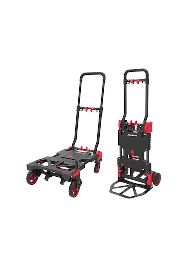 Max Extra Fw-90tp Katlanır İkisi Bir Arada Koli Taşıma Arabası 66/136 Kg