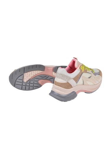 Pullman Kadın Spor Ayakkabı Sneaker Sms-30170 Bej Pembe-bej Pembe Bej - Pembe