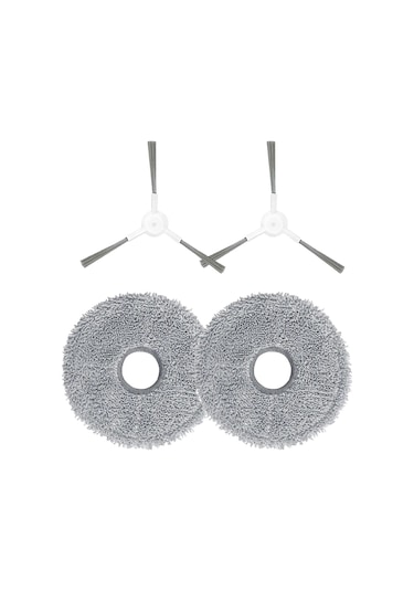 Xiaomi S10 Pro S10t Değil 2 Yan Fırça 2 Mop Bezi