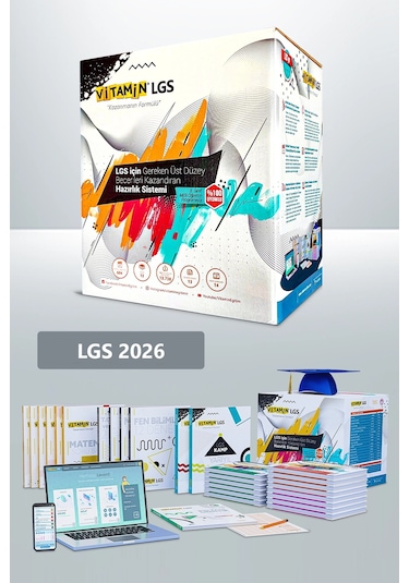 8. Sınıf LGS 2026 Sınava Hazırlık Seti - 28 Soru Bankası + 13 Deneme Sınavı | LGS Süper Tam Set