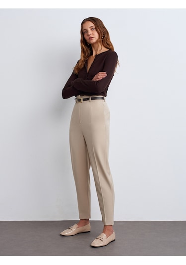 Dilvin 31544 Düğmeli Uzun Kollu Top-koyu Kahve Koyu Kahve