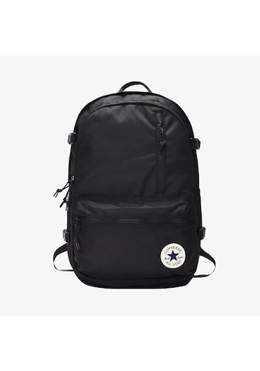 Converse Straight Edge Unisex Siyah Sırt Çantası Düz 10021138 Siyah