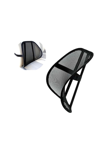 Fileli Oto Bel Desteği - File Terletmez Bel Arkası Sırtlık - Ofs Koltuğu Sırtlık