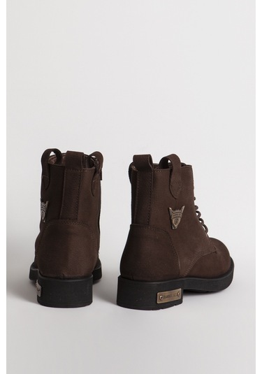 Hammer Jack 102/15200g Gerçek Nubuk Deri Kadın Bot Kahverengi