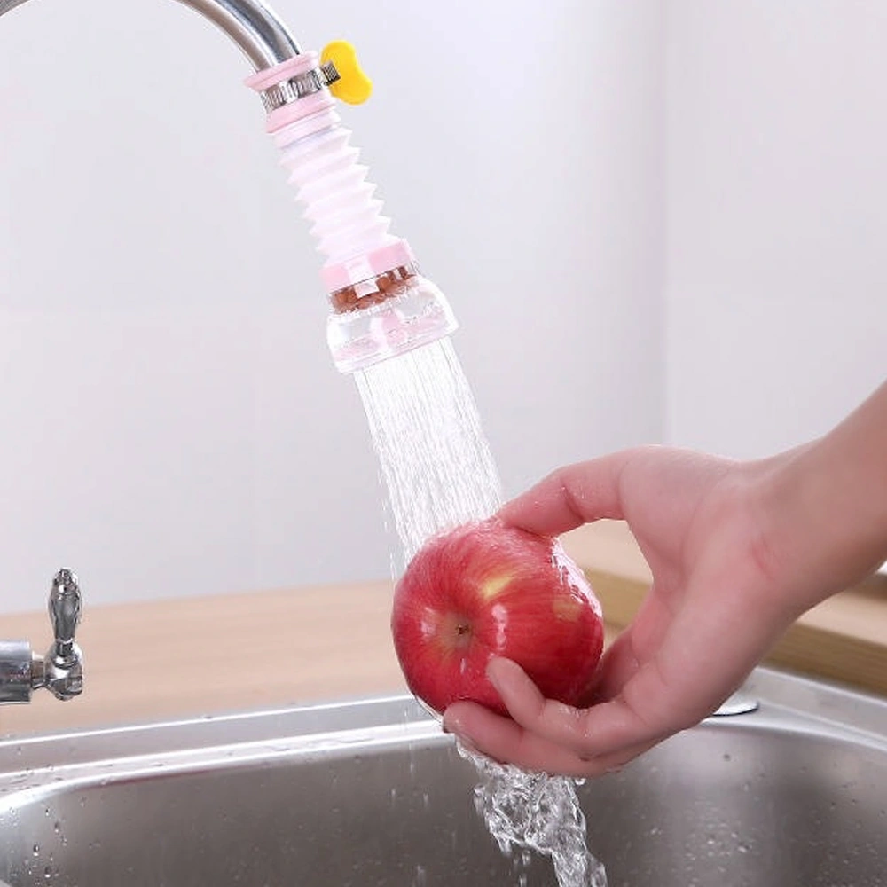 Padalink Mutfak Musluk Uzatma Aleti 360 Döner Anti-splash Filtreli Su Tasarrufu Cihazı 4. Nesil Mefit Su İçeriği Mavi Renkli Mavi