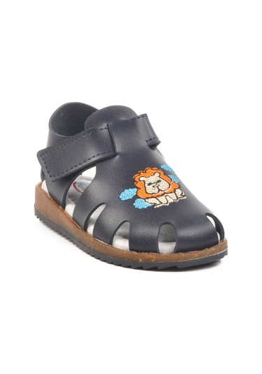 Lacivert Cırtlı Hafif Unisex Çocuk Sandalet 17373 B Lacivert