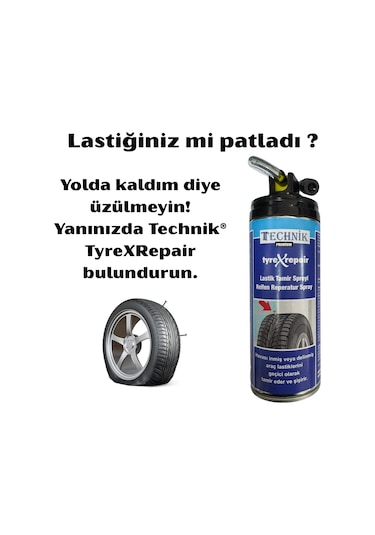Technik Tyrexrepair Lastik Tamir Kiti Spreyi 400ml