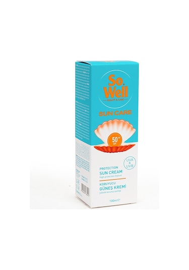 So Well Yüksek Koruyucu Güneş Kremi SPF50+ 100 ML