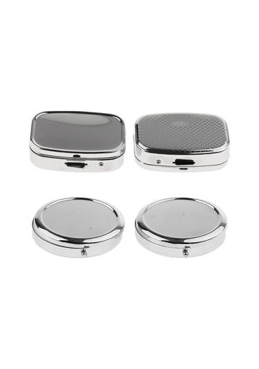 Suntek 2 Adet Vitamin Tıbbı Tablet Kutusu Hap Saklama Kutuları Diğer