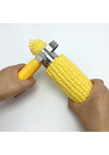 Manuel Paslanmaz Çelik Mısır Soyucu Mısır Koçanı Soyucu Gıda Değirmeni Ayırıcı Meyve Sebze Aleti Mutfak Aksesuarları Diğer
